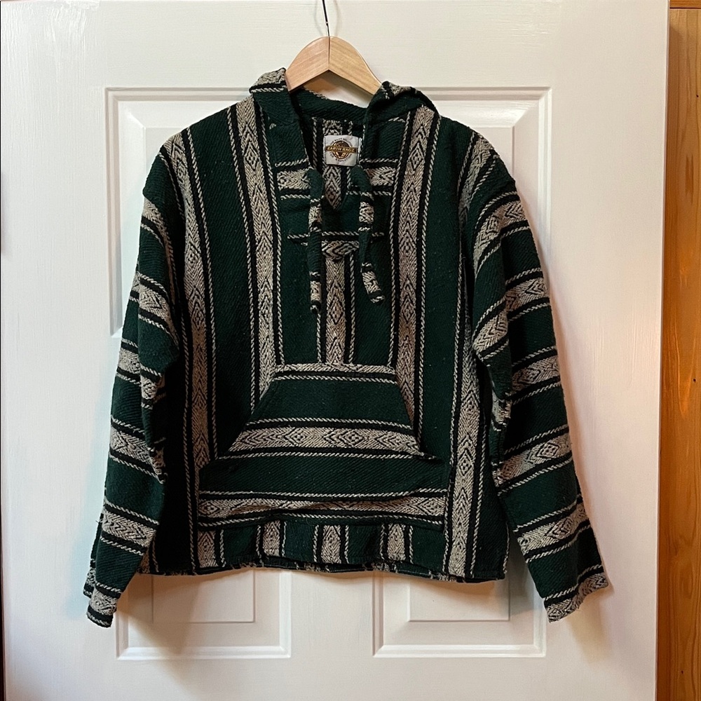 Earth Ragz - Striped Green and Cream Hoodie